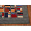 Tapis indien géométrique moderne