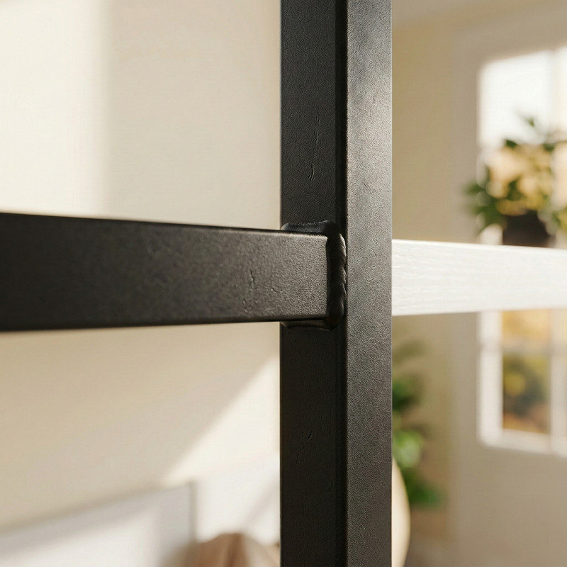 Arbre d'entrée compact 4 en 1 avec banc - Rangement minimaliste pour les entrées et les petits espaces, Blanc