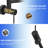 Matte Black Wall Mounted Pot Filler Faucet - Single Hole, Two Handles, 360 Rotation, Stretchable Arm Mount, Black, Design-1009305985