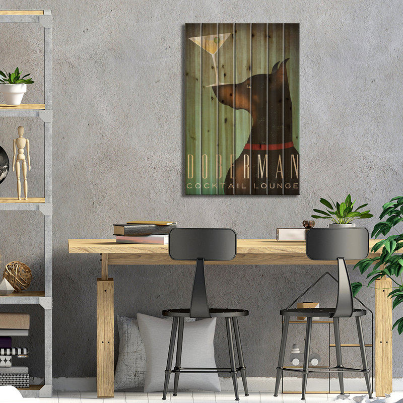 Bar-salon Doberman, L 18 po x H 26 po