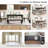 6-Piece Kitchen Dining Table Set