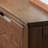 Black Walnut Color Solid Wood Accent Cabinet