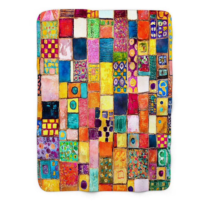 Patchwork Pieces - 1 Piece Blanket, Queen