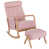 Tissu de polyester rose est en rupture de stock