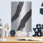 Art mural en métal luxueux «Twin Lattice 1» par Michael Willett, 12 po x 16 po-2060261766