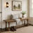 59.1" Solid Wood Entryway Bench with Turned Legs