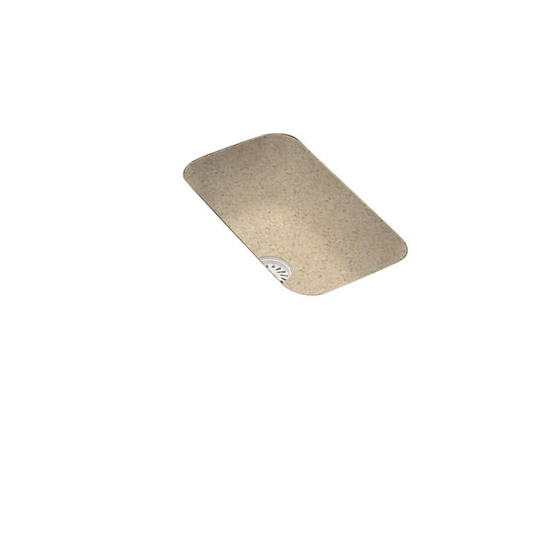 Undermount Single Bowl Solid Surface Kitchen Sink, Bermuda Sand