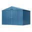 Elite Steel Storage Shed, 10X8, Blue Grey-67124481