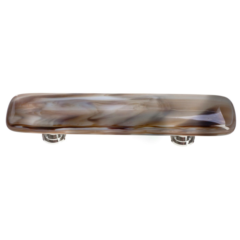 Cirrus Bar / Handle Pull, Oil Rubbed Bronze, White/Brown