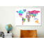 « typographie text world map vi » par michael thompsett, impression sur toile tendue-821968318-875904996-821968310