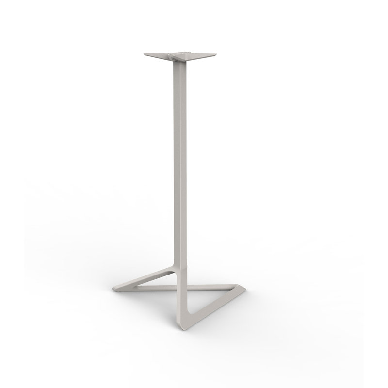 Delta Pedestal Dining Table Base, Ecru