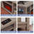 Multifunctional TV Stand with Electric Fireplace for Up to 49" TVs, Mystic Oak Finish with Storage Shelves