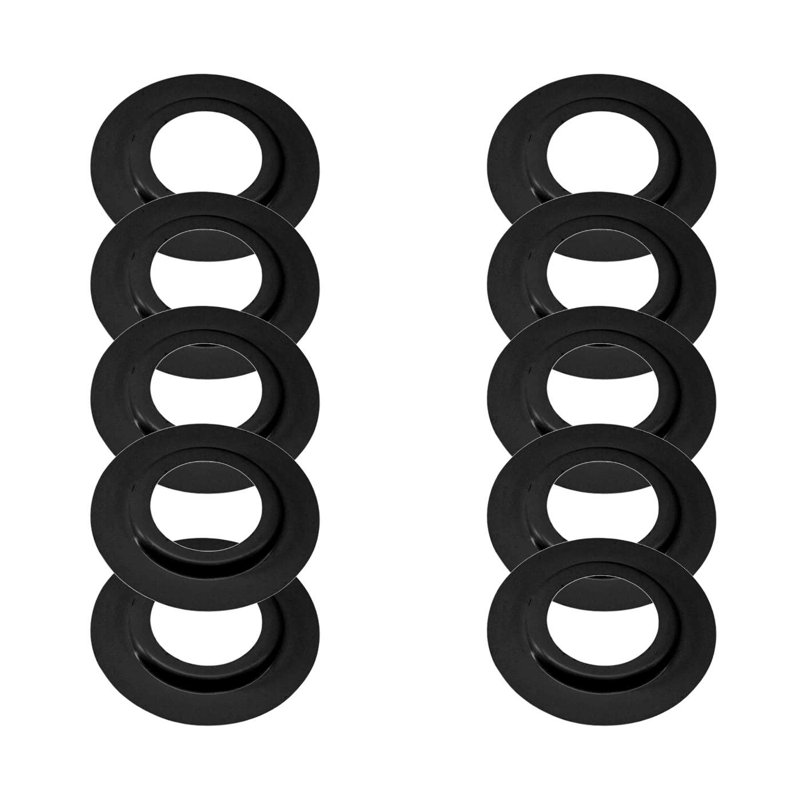 Dauren Metal Lamp Shade Reducer Ring For ES/E27 To BC/B22 Plate Light Fitting Lampshade Lighting Kit, Black
