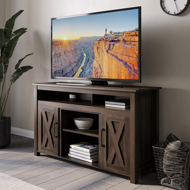 Meuble télé Bolton l 47,65 po, Noyer foncé