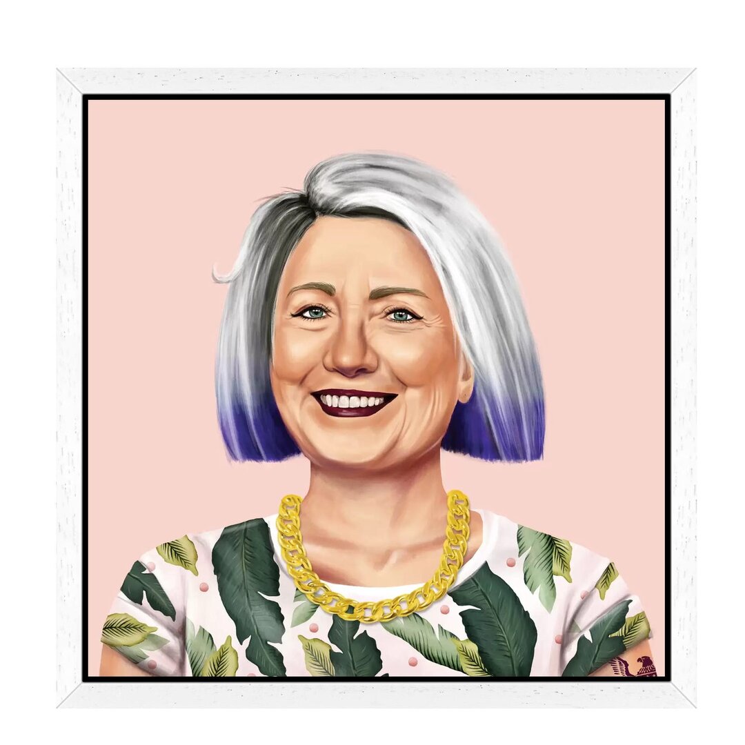 Leinwandbild Hillary Clinton von Amit Shimoni