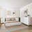 3 Drawer Dresser, White Dresser for Bedroom, Modern Nightstands Small Dressers with Drawers Closet Wood Dressers with Steel Handles, Mid Century Chest of Drawers for Living Room, Office