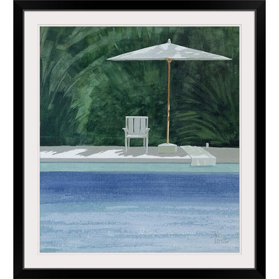 «Wilmoth Poolside» par Lincoln Seligman, reproduction d'art sur toile