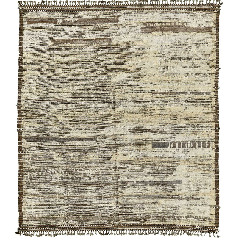 Tapis moderne délavé Earthy Tones