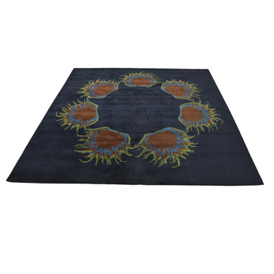 Tapis bleu marine rectangulaire 7 pi Pineland