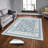Stylish Woven Carpet, 4 x 6 Feet, 100% Polyester | Antibacterial, 3D Digital Printing, Non-Slip PVC Felt Dot Underside | Machine Washable, 0.4 in Pile Height, Perfect for Living Room & Bedroom Decor-987311484