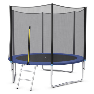 Maryville Freeport Park 305cm Hexagon Backyard Trampoline with Safety Enclosure