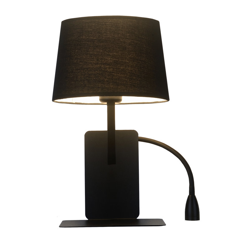 Katara Armed Sconce, Black