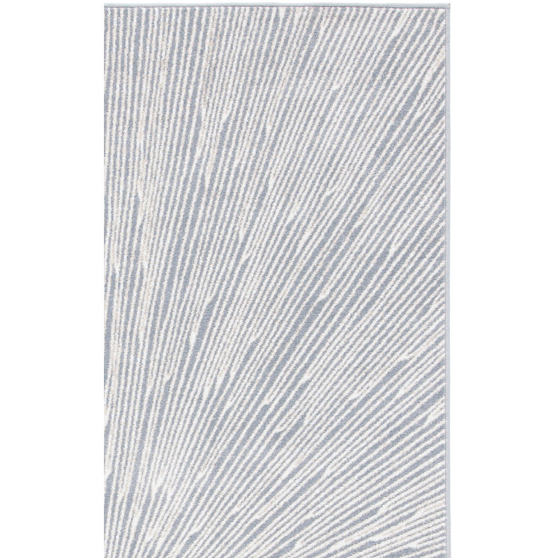 Tapis abstrait Wess Performance, Carré 6 pi 7 po