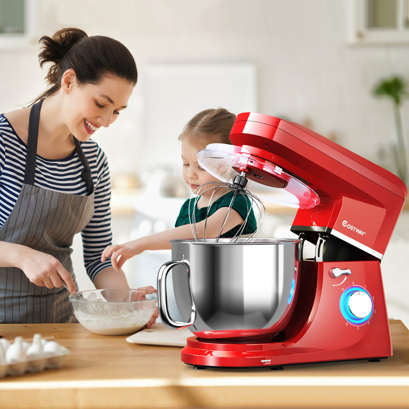 Costway 7.5 Quarts Stand Mixer, Red