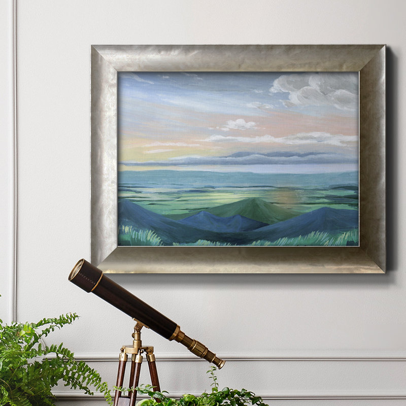 Toile encadrée de qualité supérieure Sunset Sunset II - prête à être accrochée, H 24 po x l 36 po