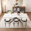 Charlana 70.86" to 102.36" Extendable Rectangular Sintered Stone Dining Table For 8-10-1820111332