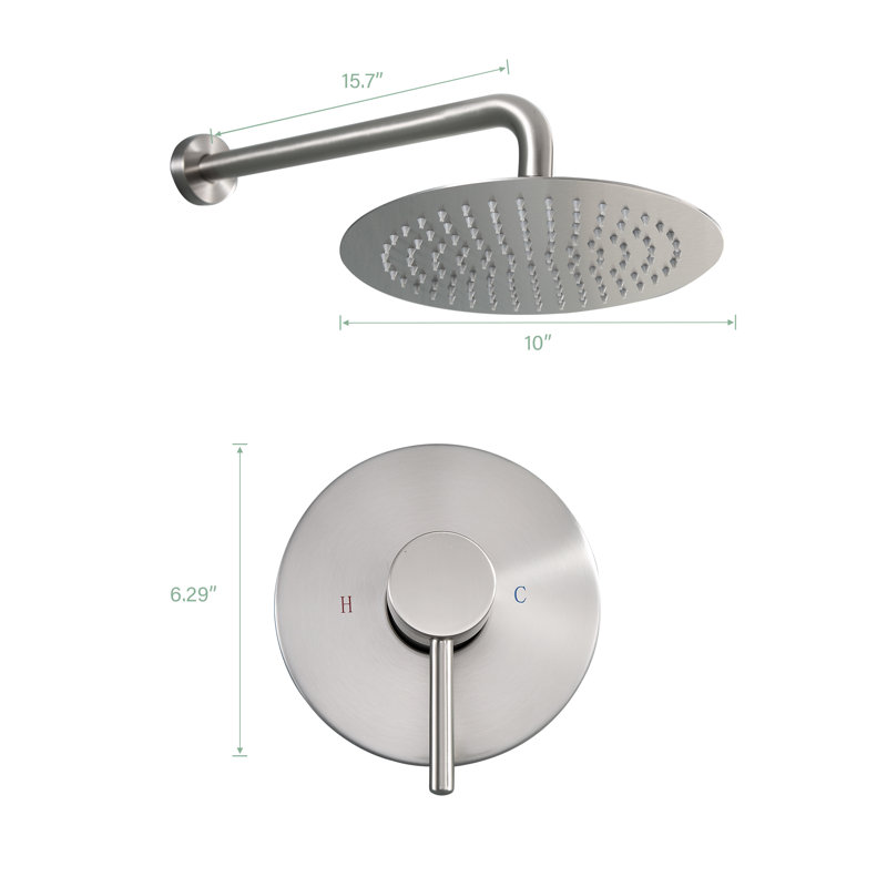 Complete Shower System with Rough in-Valve