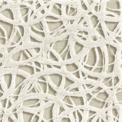 Endless Circles Front Linen by Wild Apple Portfolio - Wrapped Canvas Print