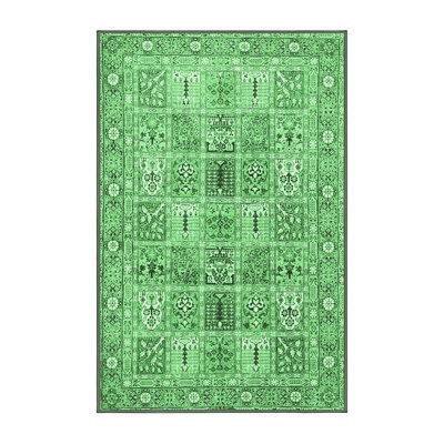 Tapis traditionnels vert émeraude 4767