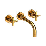 East Linear Wall Mount Bathroom Faucet