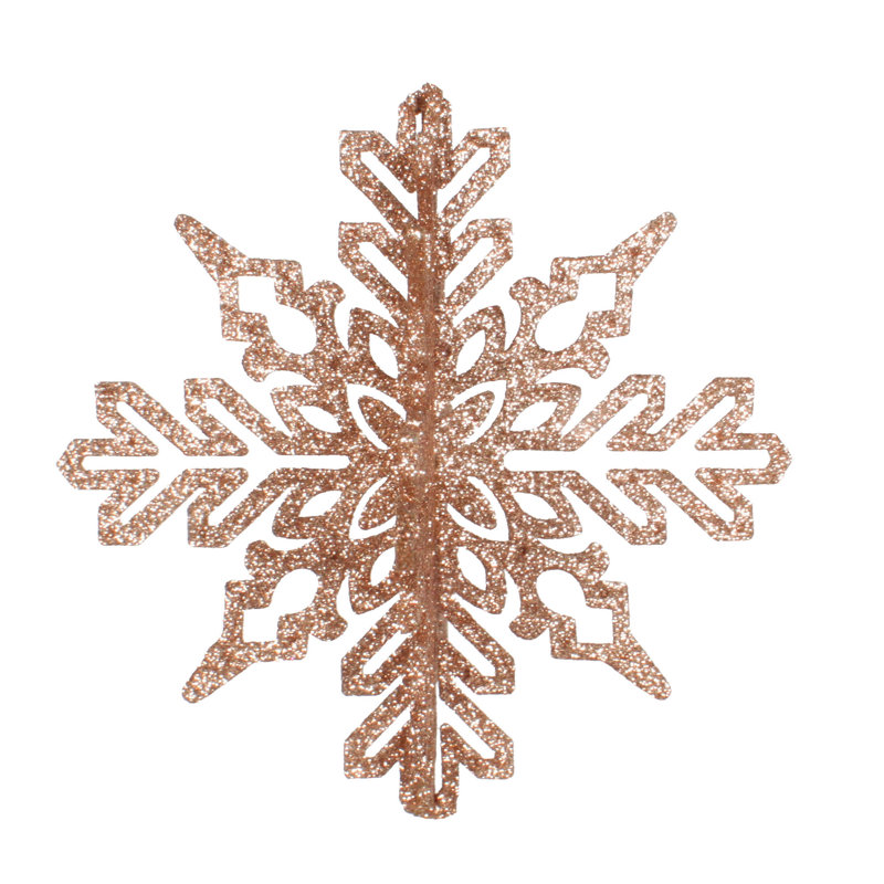 Ornement flocon de neige 3D, Café au lait