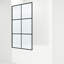 Écran de baignoire fixe encadré avec verre 3/8 po Ventana l 34 po x H 62 po-99084417