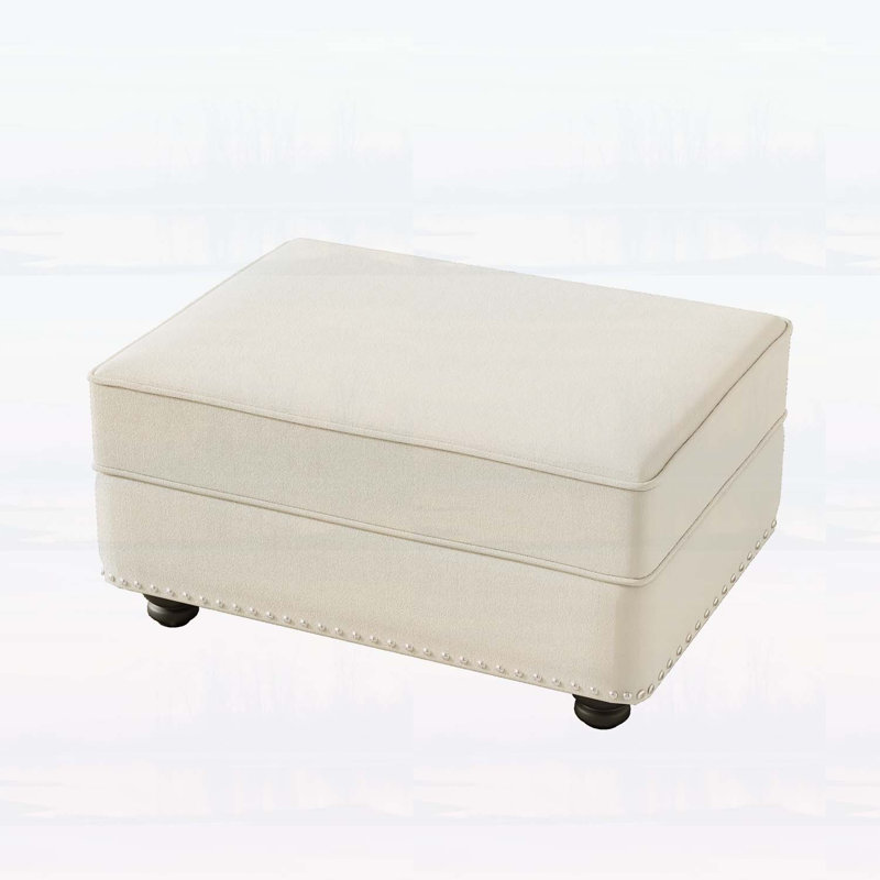 Repose-pieds polyvalent seulement, Blanc beige