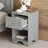 Elegant Design Nightstand With Drawer And Open Shelf For Bedroom, Retro Style Bedside Table With Classic Design And Metal Handle-106755158