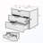 Wall Mounted Bathroom Cabinet With Sink&Drawers-2064893400
