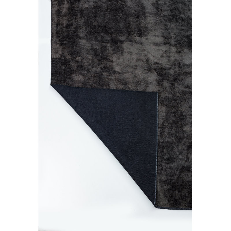Rapture Gray Luxury Area Rug, Rectangle 7'10" x 9'10"