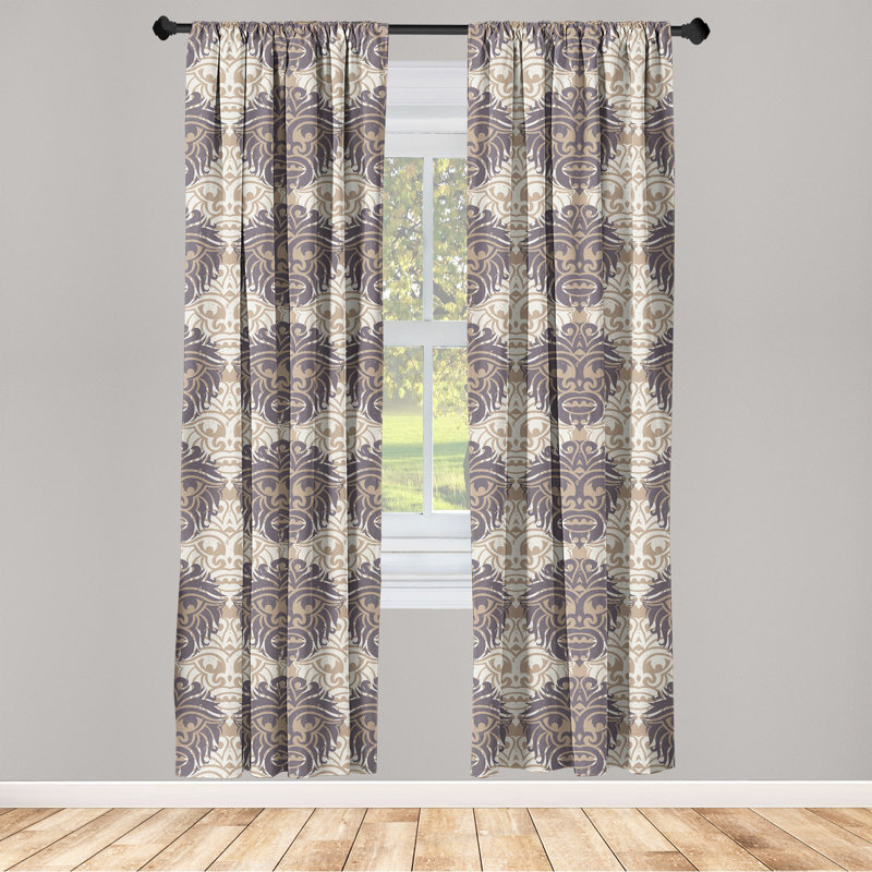 Semi Sheer Curtain Pair
