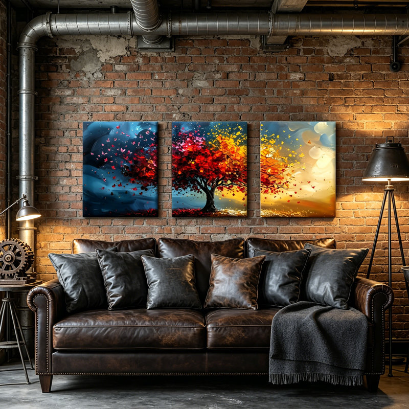 3 Piece Floater Frame Print Set on Canvas