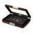 Wood Cufflink Box With Glass Window Cufflink Display Case Ring Organizer And Cufflink Box Hold 36-46 Pairs