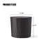 Table d'appoint 16,75 po, table de bout en osier pour l'extérieur-1598010643