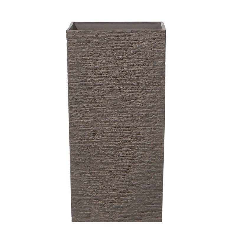 Adelina Pot Planter, Brown, 70 cm H x 35 cm W x 35 cm D