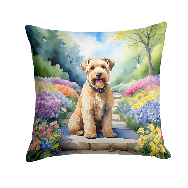 Spring Path Other/No Pattern Outdoor Throw Pillow, 18"H x 18"W