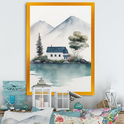 «Little Countryhouse By The Lake I», reproduction sur toile