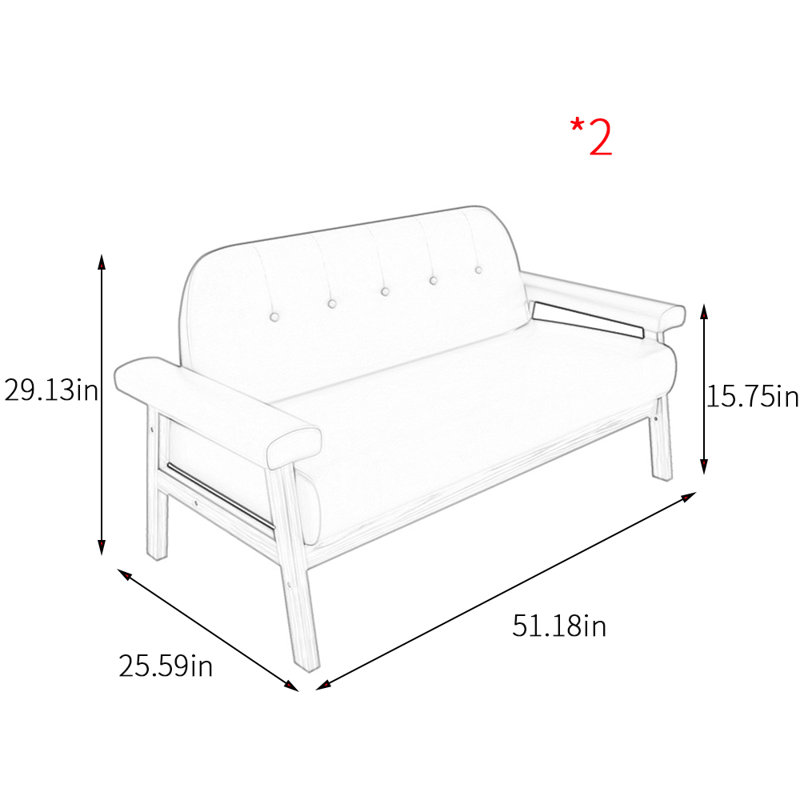 Banc rembourré en similicuir Simple Fashion, Similicuir jaune