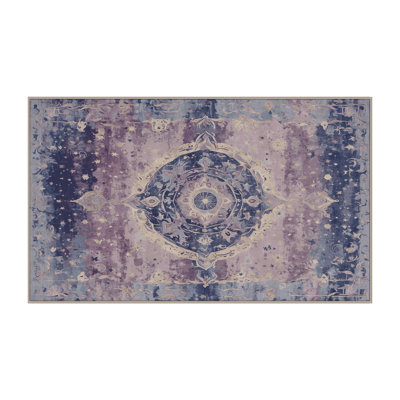 Machine Washable Beige Area Rug