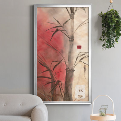 Bamboo Design II - Peinture sur toile encadrée